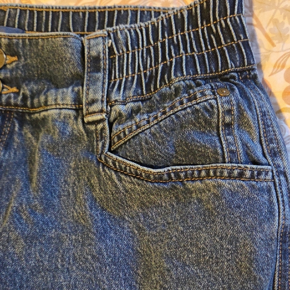 Democracy Wide Leg Blue Jeans Size 16 - Picture 4 of 7